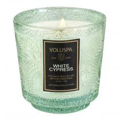 Voluspa Fragrances White Cypress - Petite Pedestal Candle