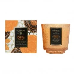 Voluspa Spiced Pumpkin Latte - Petite Pedestal Candle 6 Voluspa Spiced Pumpkin Latte - Petite Pedestal Candle