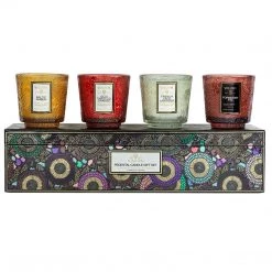 Voluspa Japonica Best-Sellers - 4 Petite Pedestal Candle Gift Set Fragrances