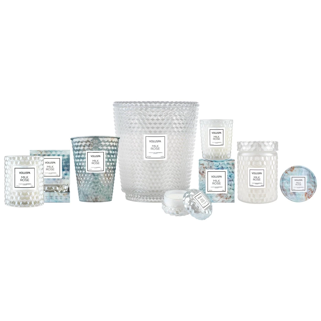 Voluspa Milk Rose - Large Jar Candle Fragrances 3 Voluspa Milk Rose - Large Jar Candle Fragrances