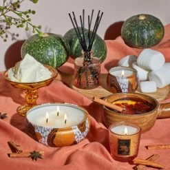 Voluspa Fragrances Spiced Pumpkin Latte - Seasonal 3 Wick Tin Candle