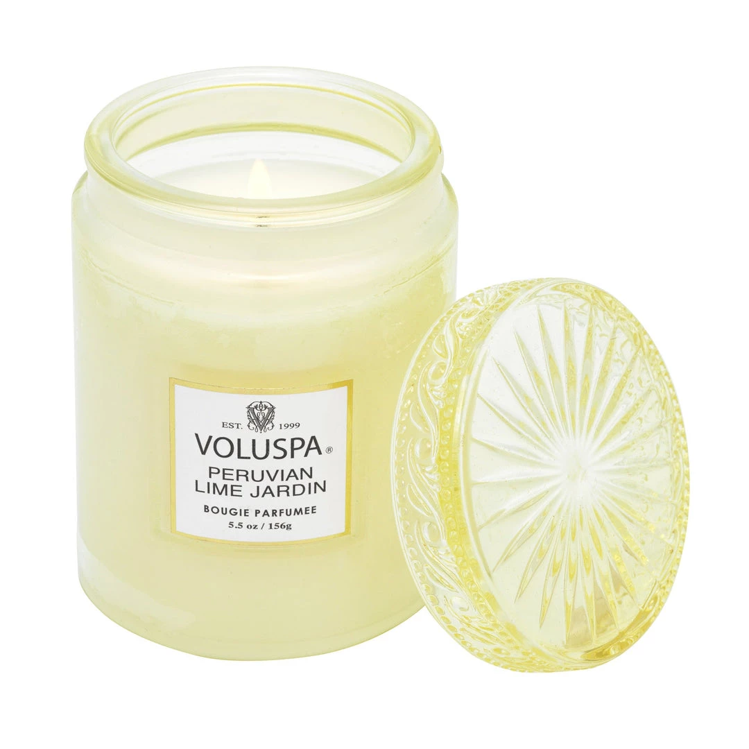 Voluspa Peruvian Lime Jardin - Small Jar Candle Fragrances 1 Voluspa Peruvian Lime Jardin - Small Jar Candle Fragrances