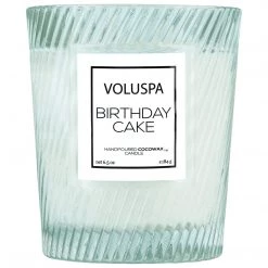 Voluspa Fragrances Birthday Cake - Textured Glass Candle