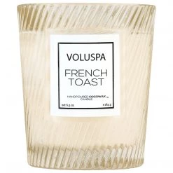 Voluspa French Toast - Textured Glass Candle Fragrances