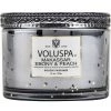 Voluspa Fragrances Makassar Ebony & Peach - Corta Maison Candle