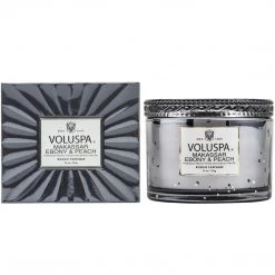Voluspa Fragrances Makassar Ebony & Peach - Corta Maison Candle