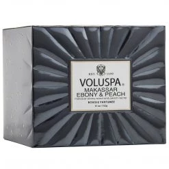 Voluspa Fragrances Makassar Ebony & Peach - Corta Maison Candle 6 Voluspa Fragrances Makassar Ebony & Peach - Corta Maison Candle