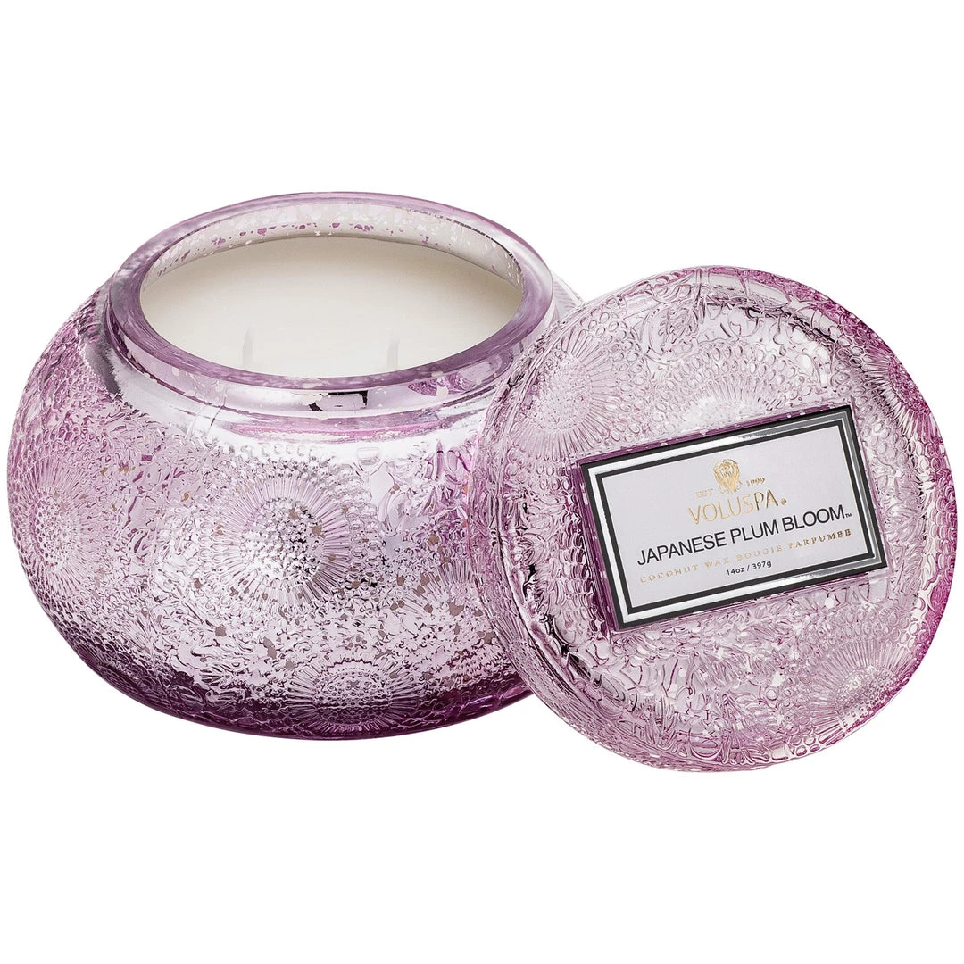 Voluspa Japanese Plum Bloom - Chawan Bowl Candle Fragrances 2 Voluspa Japanese Plum Bloom - Chawan Bowl Candle Fragrances