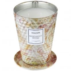 Voluspa Fragrances Bergamot Rose - 2 Wick Tin Table Candle
