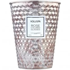 Voluspa Rose Colored Glasses - 2 Wick Tin Table Candle