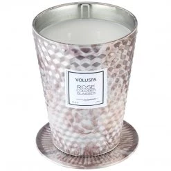 Voluspa Rose Colored Glasses - 2 Wick Tin Table Candle