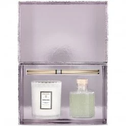 Voluspa Mokara - Scalloped Edge Candle & Diffuser Gift Set Fragrances