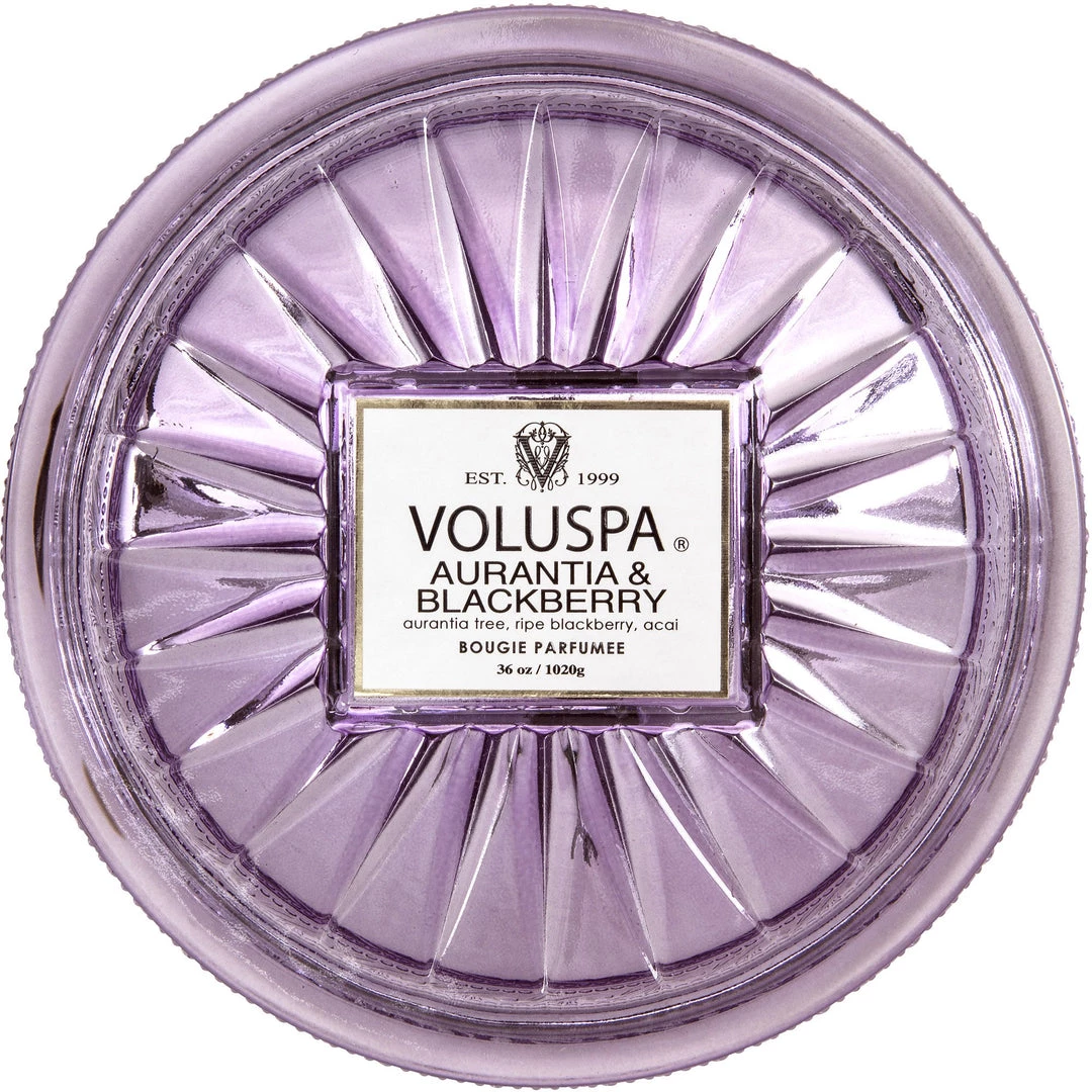 Voluspa Aurantia & Blackberry - 3 Wick Grande Maison Candle Fragrances 2 Voluspa Aurantia & Blackberry - 3 Wick Grande Maison Candle Fragrances
