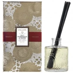 Voluspa Gilt Pomander & Hinoki - Reed Diffuser Fragrances
