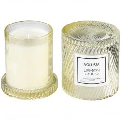 Voluspa Lemon Coco - Cloche Candle