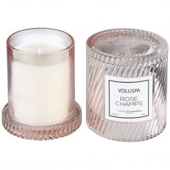 Voluspa Rose Champs - Cloche Candle