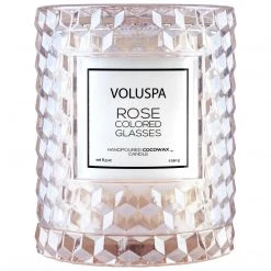 Voluspa Fragrances Rose Colored Glasses - Cloche Candle