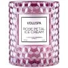 Voluspa Fragrances Rose Petal Ice Cream - Cloche Candle