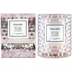 Voluspa Fragrances Rose Colored Glasses - Cloche Candle