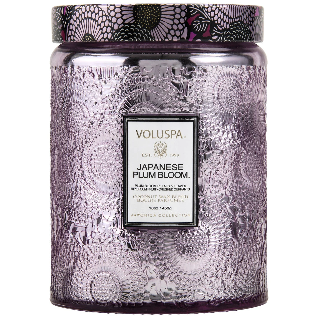 Voluspa Japanese Plum Bloom - Large Jar Candle 1 Voluspa Japanese Plum Bloom - Large Jar Candle