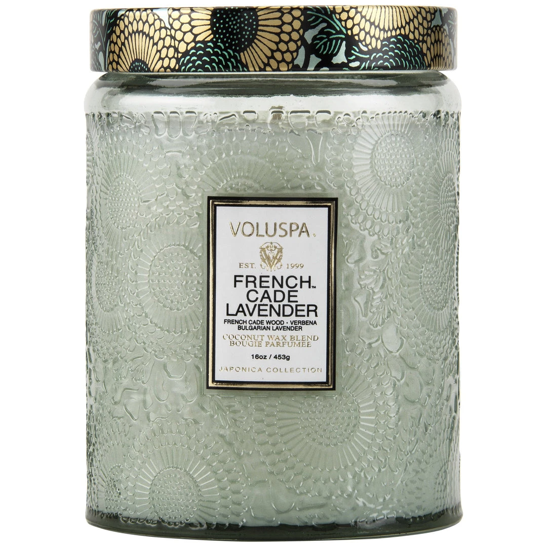 Voluspa Fragrances French Cade Lavender - Large Jar Candle 1 Voluspa Fragrances French Cade Lavender - Large Jar Candle