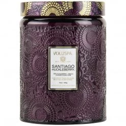 Voluspa Santiago Huckleberry - Large Jar Candle Fragrances