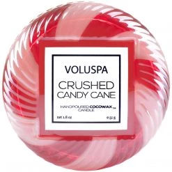 Voluspa Fragrances Crushed Candy Cane - Limited Edition Macaron Candle