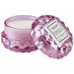 Voluspa Fragrances Rose Petal Ice Cream - Macaron Candle