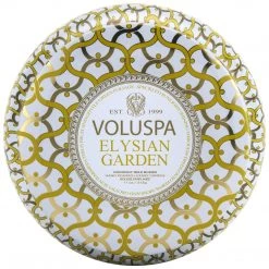 Voluspa Fragrances Elysian Garden - 2 Wick Maison Tin Candle