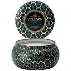 Voluspa Lichen & Vetiver - 2 Wick Maison Tin Candle