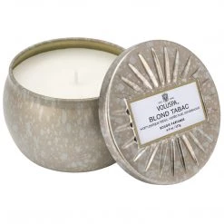 Voluspa Blond Tabac - Mini Tin Candle