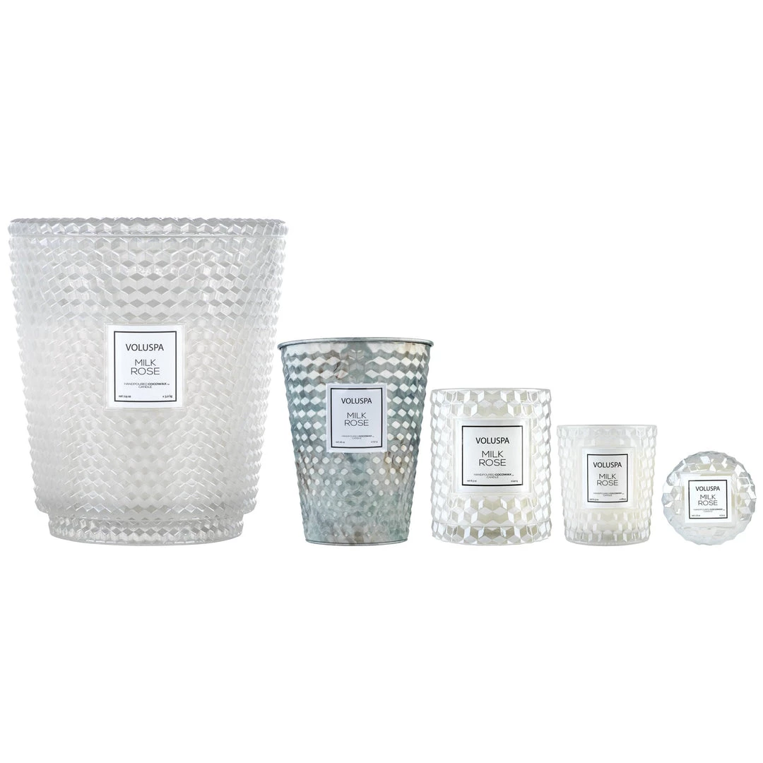 Voluspa Fragrances Milk Rose - 5 Wick Hearth Candle 3 Voluspa Fragrances Milk Rose - 5 Wick Hearth Candle