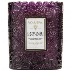 Voluspa Santiago Huckleberry - Scalloped Edge Candle Fragrances
