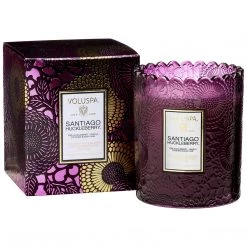 Voluspa Santiago Huckleberry - Scalloped Edge Candle Fragrances
