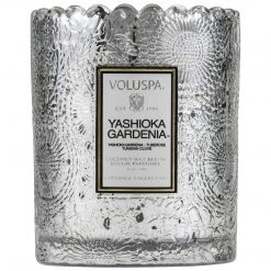 Voluspa Fragrances Yashioka Gardenia - Scalloped Edge Candle