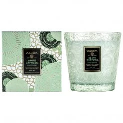 Voluspa White Cypress - 2 Wick Hearth Candle Fragrances
