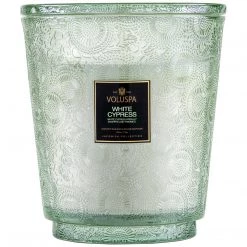 Voluspa White Cypress - 5 Wick Hearth Candle