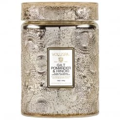 Voluspa Fragrances Gilt Pomander & Hinoki - Large Jar Candle