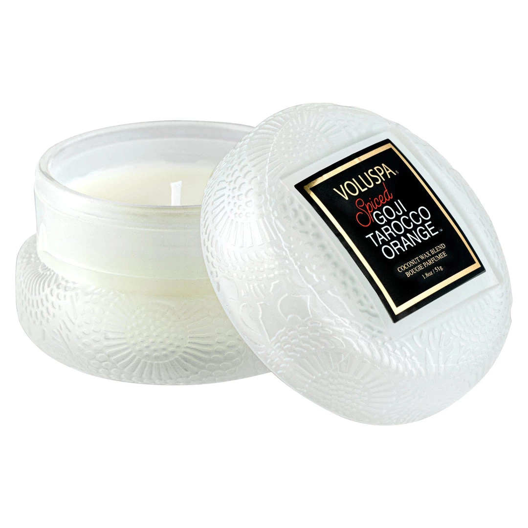 Voluspa Spiced Goji Tarocco Orange - Macaron Candle 2 Voluspa Spiced Goji Tarocco Orange - Macaron Candle