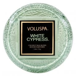 Voluspa Fragrances White Cypress - Macaron Candle