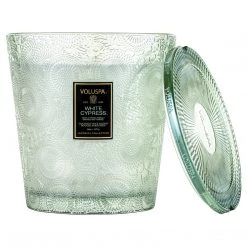 Voluspa White Cypress - 3 Wick Hearth Candle Fragrances